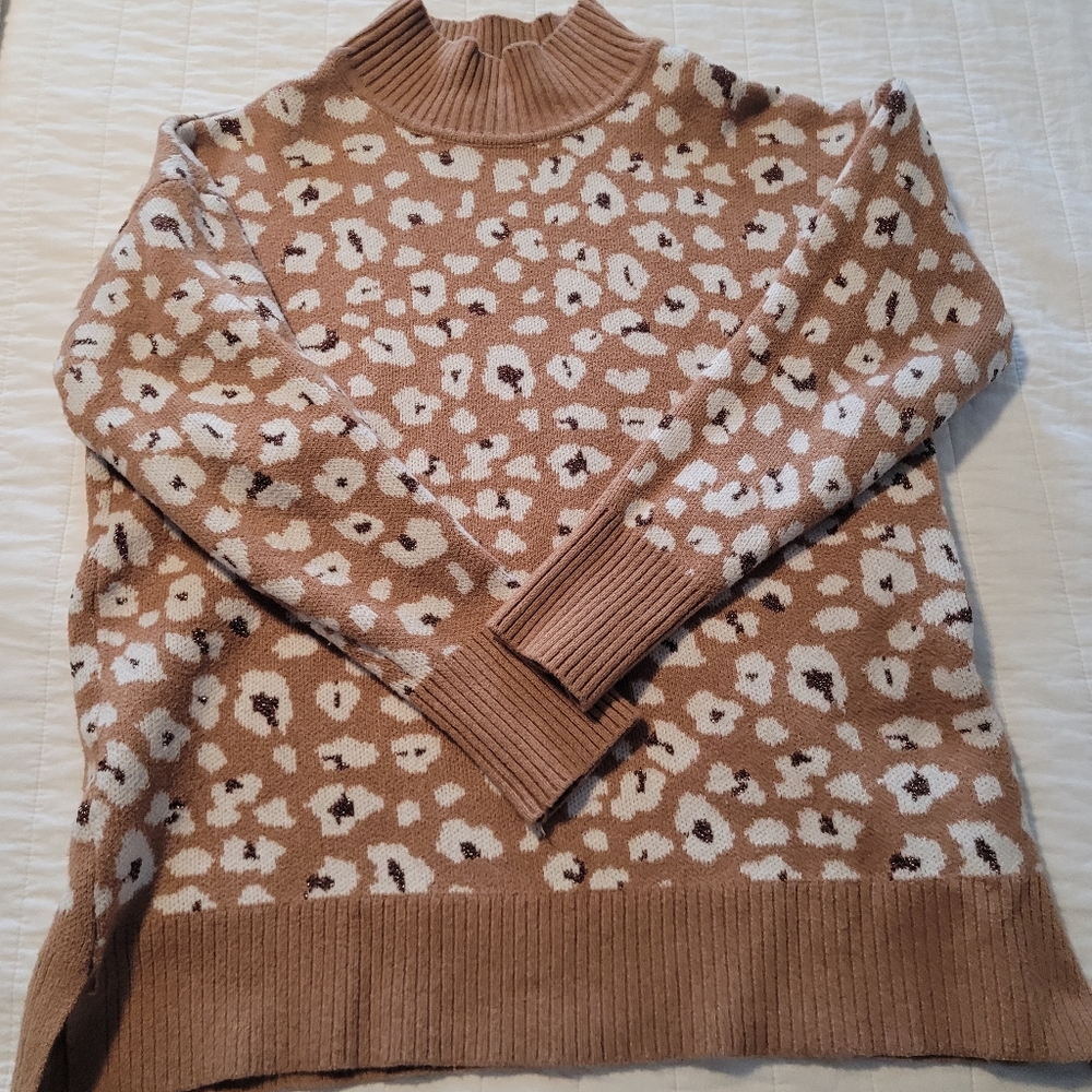 Loft Animal Print Sweater